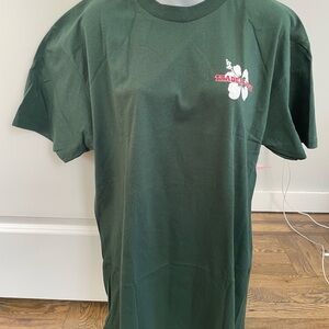 TRADER JOE’S Employee Optima Logan Dark Teal Crewneck Tee, L